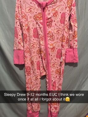 Western themed bamboo Footie One-Piece with fold over feet/hands